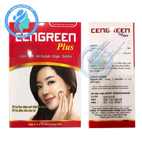 Cengreen Plus - Viên uống giúp bổ sung dưỡng chất cho da, tóc, móng hiệu quả