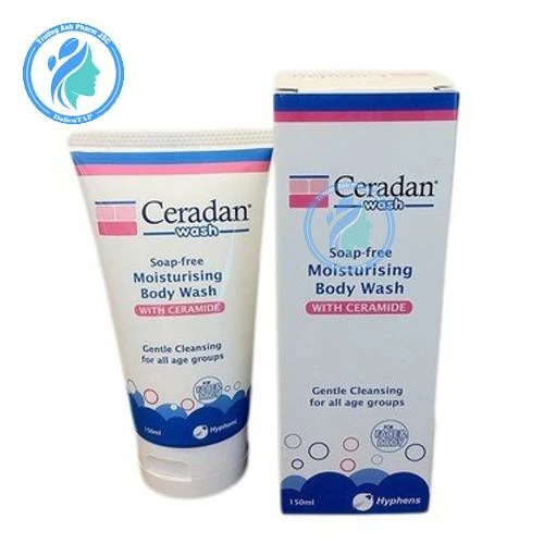 Sữa tắm Ceradan Wash 150ml - Dưỡng ẩm và bảo vệ da tối ưu