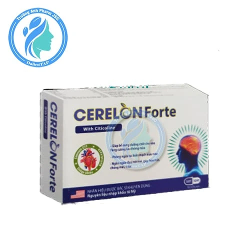 Cerelon Forte - Giúp bổ sung dưỡng chất cho não, tăng cường lưu thông máu