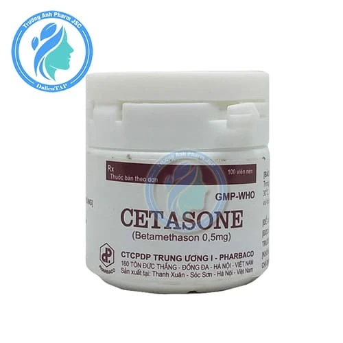 Cetasone - Thuốc điều trị bệnh xương khớp, nội tiết, hô hấp