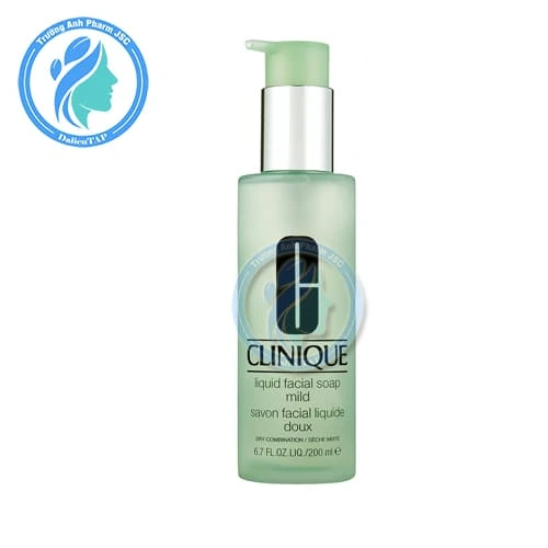 Clinique Liquid Facial Soap Mild 200ml - Sữa rửa mặt cho da khô, da hỗn hợp thiên khô