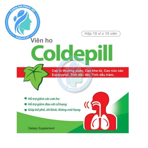 Coldepill - Hỗ trợ giảm đau rát cổ họng, viêm phế quản