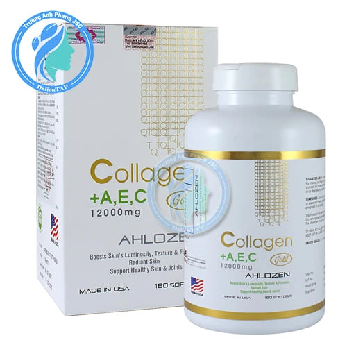 Collagen +A,E,C Gold 12000mg Ahlozen - Viên uống trẻ hóa làn da