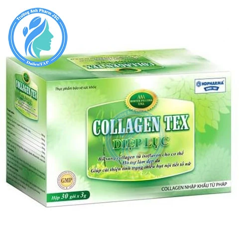 Collagen Tex Diệp lục HD Pharma (gói) - Chống lão hóa da