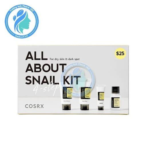 Cosrx All About Snail Kit 4-step - Bộ sản phẩm dưỡng da