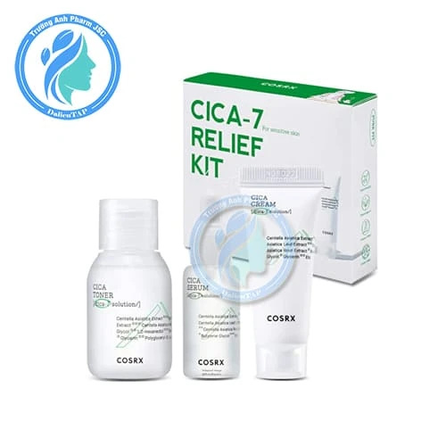 Cosrx Cica-7 Relief Kit 3 step - Bộ sản phẩm dưỡng da