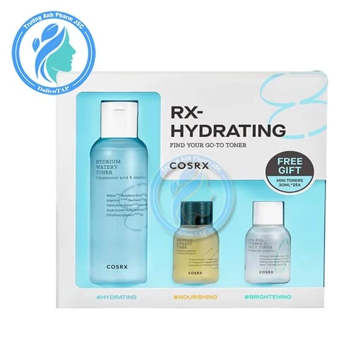 Cosrx RX-Hydrating Find Your Go-To Toner - Bộ sản phaatm nước hoa hồng dưỡng da