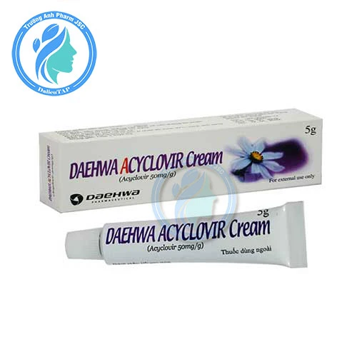 Daehwa Acyclovir Cream 5g - Điều trị nhiễm herpes simplex da