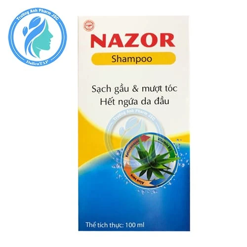 Dầu gội đầu Nazor Shampoo 100ml - Sạch gàu, hết ngứa da dầu