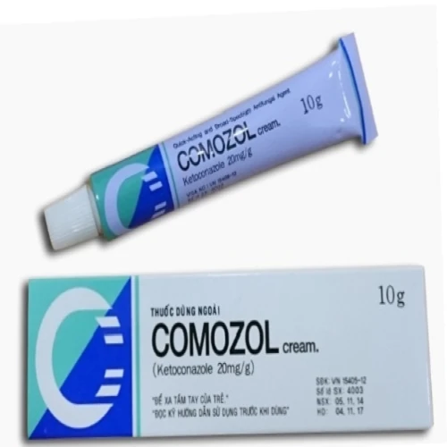 Comozol Cream 10g - Kem bôi diệt nấm & kí sinh trùng tại chỗ