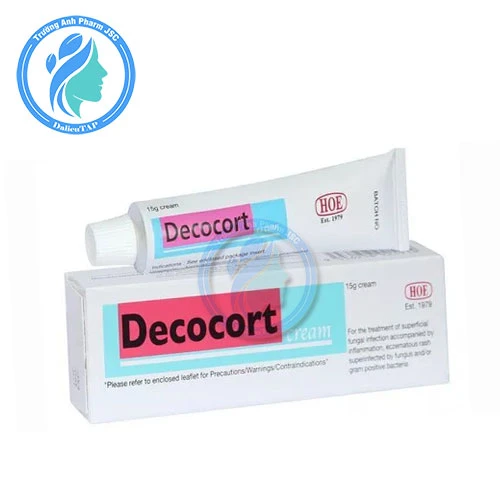 Decocort Cream 15g - Điều trị viêm, dị ứng ngoài da hiệu quả
