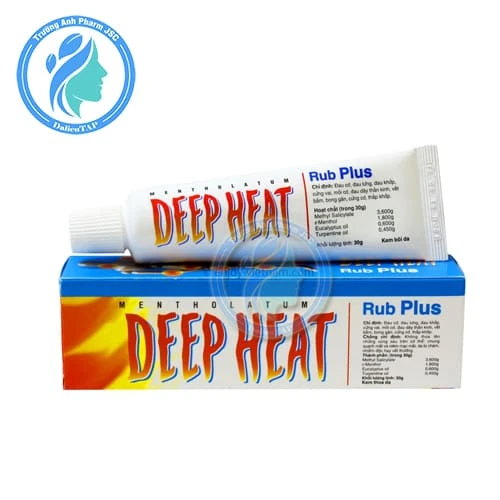 Deep Heat Rub Plus 30g - Thuốc giảm đau cơ khớp tạm thời