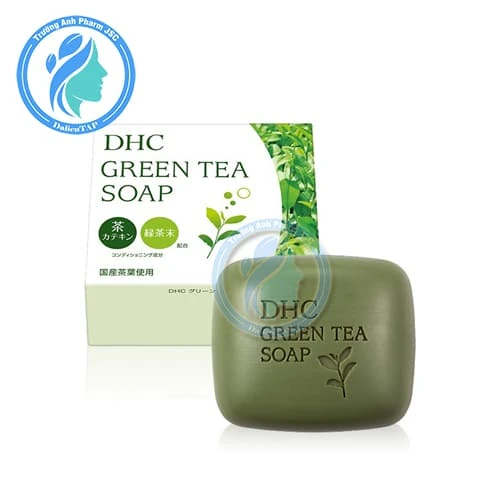 DHC Green Tea Soap 80g - Xà bông rửa mặt trà xanh