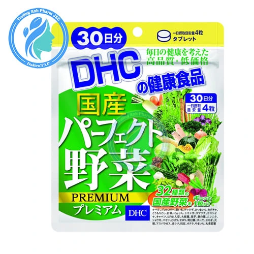 DHC Perfect Vegetable Premium Japanese Harvest (30 ngày, 120 viên) - Viên uống rau củ