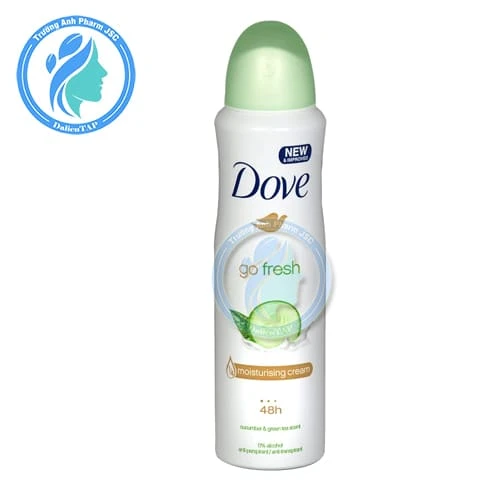 Dove Go Fresh Cucumber & Green Tea 150ml - Xịt khử mùi mồ hôi