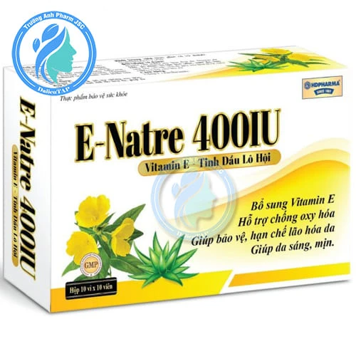 E-Natre 400IU HD Pharma (100 viên) - Viên uống dưỡng da