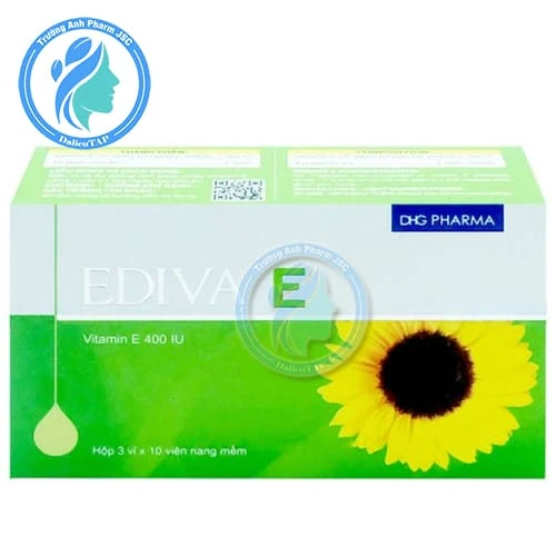 Ediva E 400IU DHG - Phòng ngừa và điều trị thiếu Vitamin E
