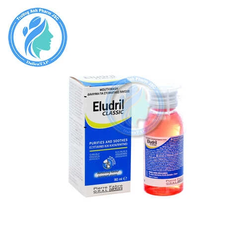Eludril Mouthwash 90ml -  Nước súc miệng kháng khuẩn, thơm mát