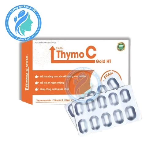 Fran Thymo C Gold HT - Bổ sung Thymomodulin, kẽm và các loại vitamin