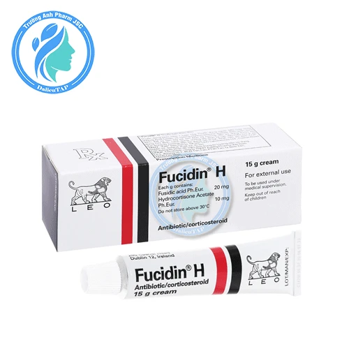 Fucidin H Cream 15g - Thuốc điều trị viêm da ở người lớn và trẻ em