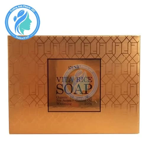 Genie Vita Rice Soap - Làm sạch da từ sâu bên trong