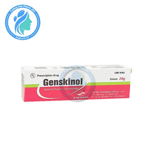 Genskinol Cream 10g - Chấm dứt tình trạng viêm, nấm da, vảy nến 
