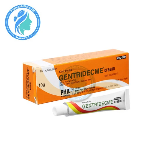 Gentridecme Cream 10g - Điều trị viêm da có nhiễm khuẩn và nấm