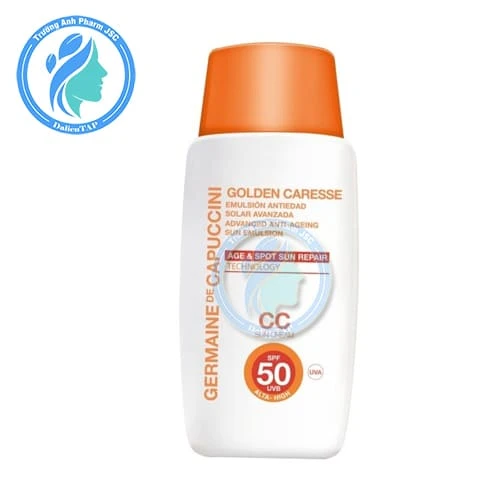 Germaine De Capuccini Golden Caresse Advanced Anti-Ageing Emulsion SPF50 50ml - Kem chống nắng