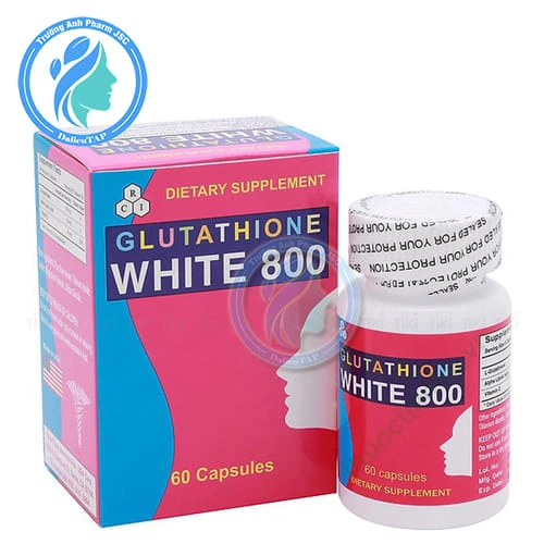 Glutathion White 800 Rose chem - Viên uống chống lão hóa da