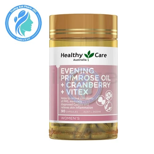 Healthy Care Evening Primrose Oil + Cranberry + Vitex - Tinh dầu hoa anh thảo