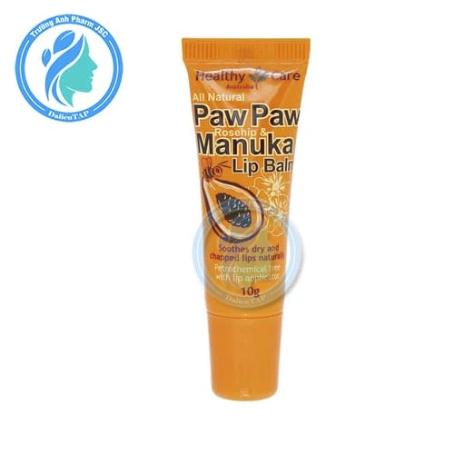 Healthy Care Paw Paw Rosehip & Manuka Lip Balm 10g - Son dưỡng môi của Úc
