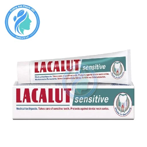 Kem đánh răng Lacalut Sensitive 75ml - Bảo vệ răng, giảm ê buốt