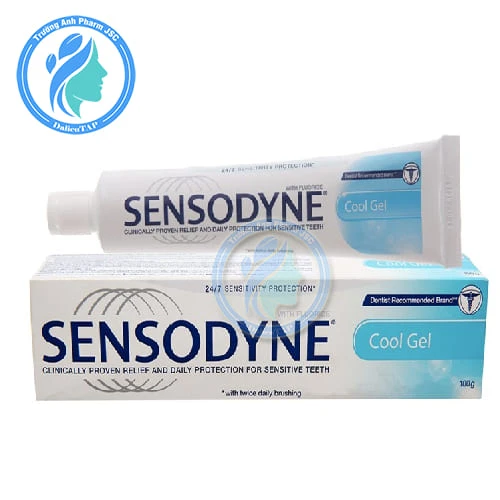 Kem đánh răng Sensodyne Cool Gel 100g - Loại bỏ vết ố trên răng