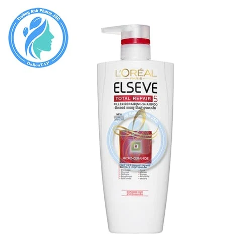 L'Oreal Elseve Total Repair 5 Filler Repairing Shampoo 650ml - Dầu gội phục hồi hư tổn