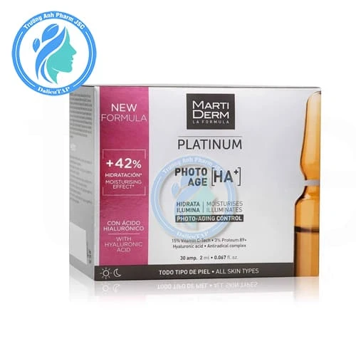 MartiDerm Platinum Photo Age HA+ (30 ống) - Giúp chống lão hóa da
