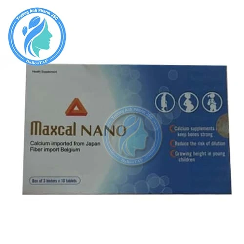 Maxcal Nano - Viên uống bổ sung canxi của Việt Nam