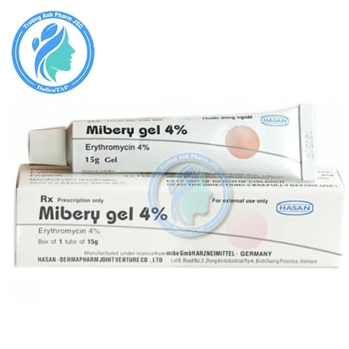 Mibery Gel 4% - Thuốc điều trị mụn trứng cá, mụn bọc