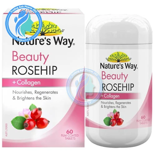 Nature's Way Beauty Rosehip +Collagen (60 viên) - Chóng lão hóa