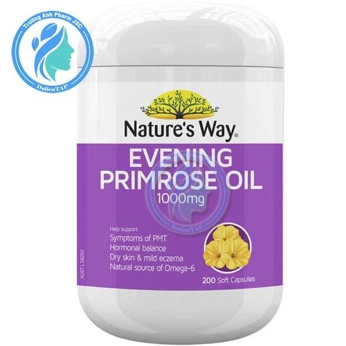 Nature's Way Evening Primrose Oil 1000mg (200 viên) - Tăng cường sức khỏe