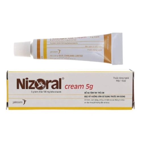 Nizoral Cream 5g - Tuýp nhỏ điều trị bệnh ngoài da
