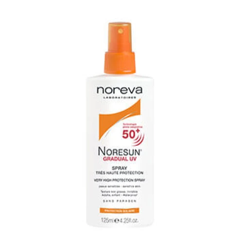 KCN dạng xịt Noreva Noresun Gradual UV Spray SPF50+ 125ml