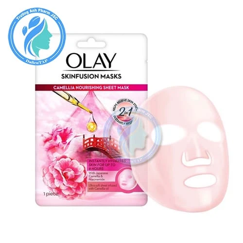 Olay Skinfusion Masks Camellia 28g - Mặt nạ cấp ẩm