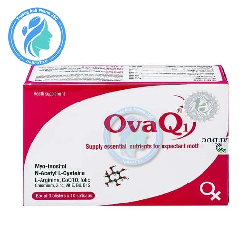 OvaQ1 Mediplantex - Viên uống tăng khả năng mang thai
