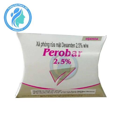 Perobar 2.5% - Bánh xà phòng trị mụn của Ajanta   