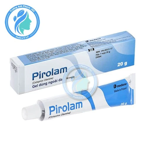 Pirolam Gel 20g - Gel bôi điều trị nhiễm nấm ngoài da