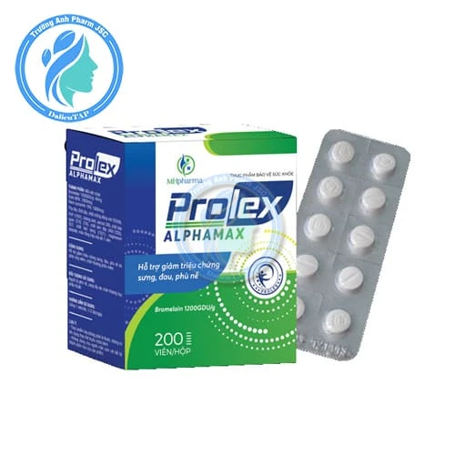 Prolex Alphamax - Hỗ trợ giảm triệu chứng sưng, đau, phù nề
