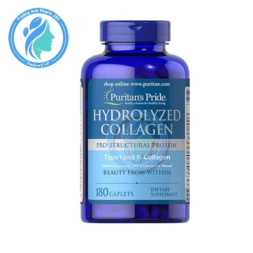 Puritan's Pride Hydrolyzed Collagen 1000mg (180 viên) - Viên uống chống lão hóa