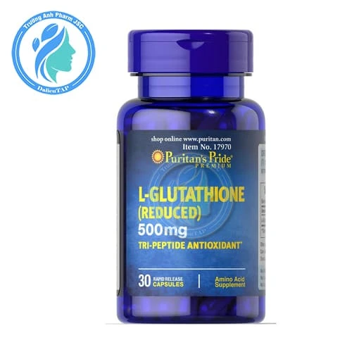 Puritan's Pride L-Glutathione Reduced 500mg (30 viên) - Viên uống tăng cường hệ miễn dịch