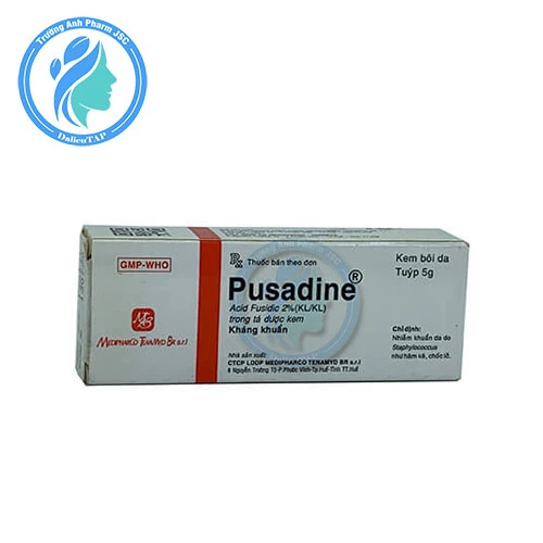 Pusadin 2% 5g - Điều trị nhiễm trùng da hiệu quả của Medipharco
