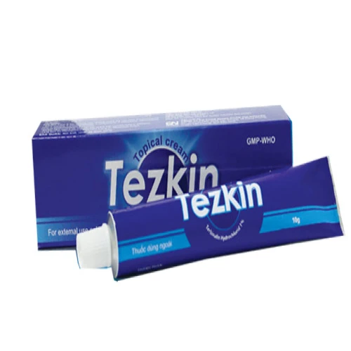 Tezkin Cream 10g - Giúp diệt kí sinh trùng trên da